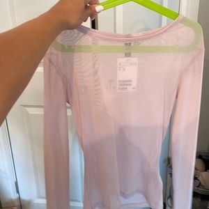 Never worn pink sheer top